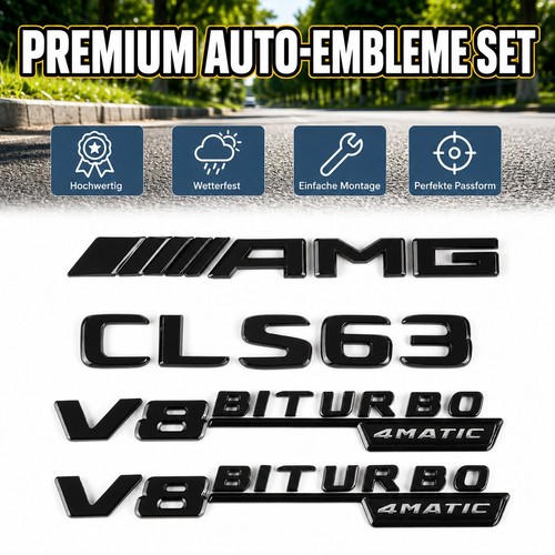Biturbo 4matic aufkleber - v8,