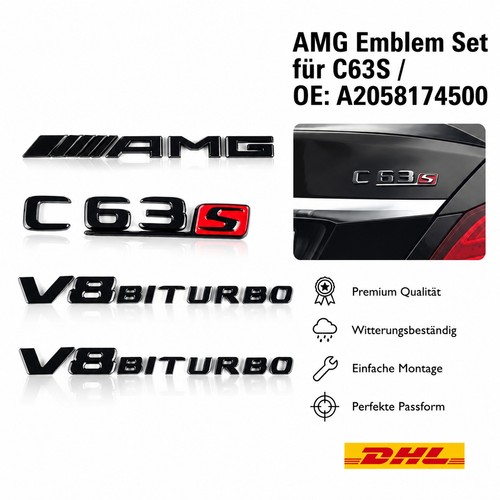 Schriftzug amg biturbo 3d - schriftzug,