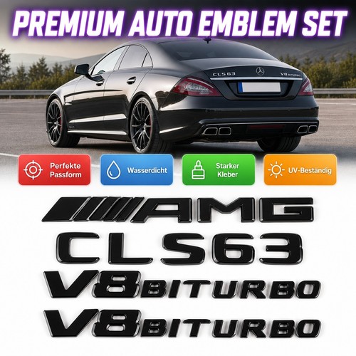 Schriftzug für mercedes - schriftzug, 3d