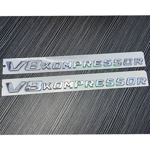 2pcs kompressor schriftzug - v8,