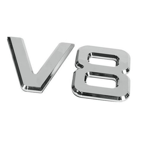 Emblem zeichen xxl chrom - v8,