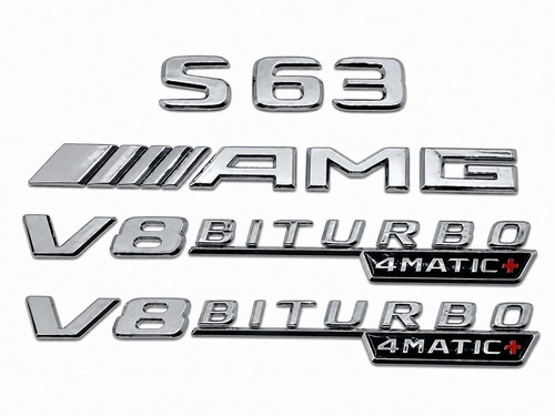 Amg emblem set v8 biturbo - set,