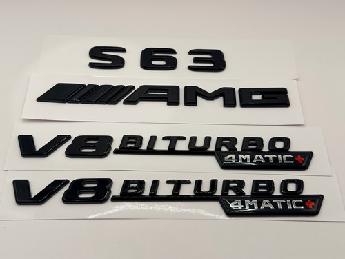 S63 amg schriftzug emblem set - s63,
