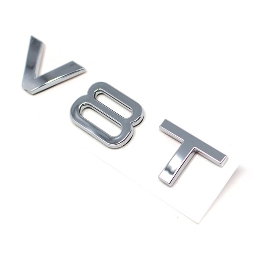 V8t chrom schriftzug emblem - chrom,