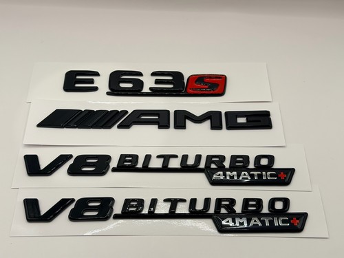 E63s amg schriftzug emblem set - schriftzug,