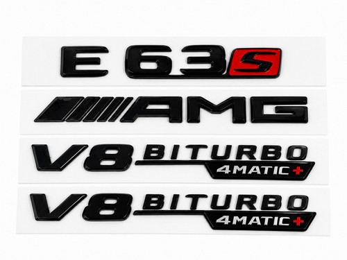 E63s amg schriftzug emblem - emblem, set